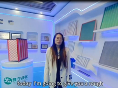 يانيينغ طابقة تدفق الهواء غطاء محطة المرفق غرفة نظيفة أفضل تصفية الألياف الزجاجية 99.995٪ 0.3micro