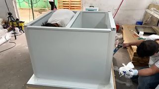 عملية تركيب نموذج غرف الأبحاث Ⅱ