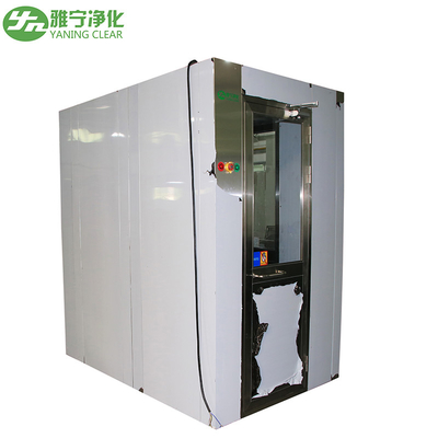 YANING Clean Room for Sale Automatic Sliding Door SUS304 Nozzle Airtight Electronic Interlock Dust Removal Air Shower
