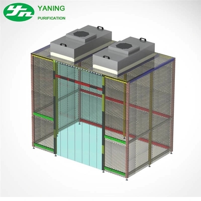 Yaning Antistatic Curtain Mobile صغير غرفة نظيفة كشك DIY غرفة نظيفة بيئة