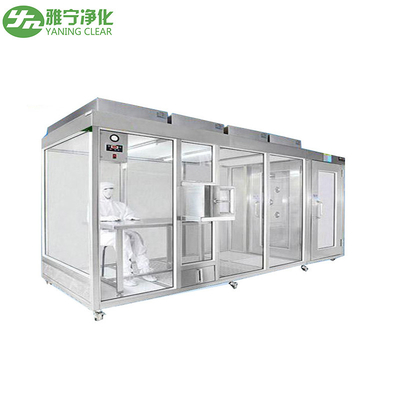 YANING GMP معيار ISO5 غرفة نظيفة وحدات حائط ناعم وصلب غرفة نظيفة غرف نظيفة