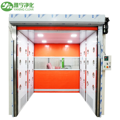 Rolling Door Cargo Air Shower Room Pass من خلال صندوق لإكسسوارات الغرفة النظيفة