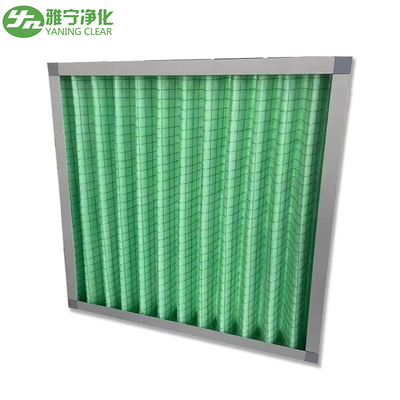 مرشحات هواء HVAC المضغوطة Merv 8 11 13 G4 إطار الألومنيوم قبل المرشح
