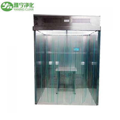 مرشح HEPA بغرفة قياس الضغط السلبي SS304 0.6m / S