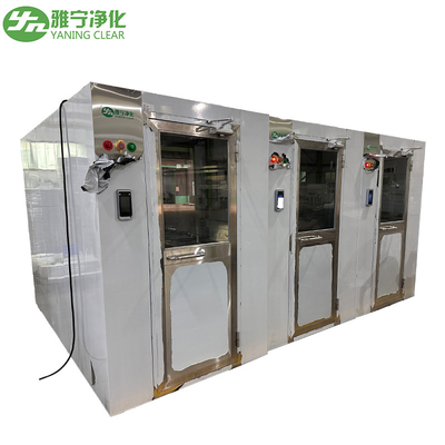 YANING غرفة الأبحاث الهواء غرفة الاستحمام ISO14644 التعشيق الكهربائي القياسي
