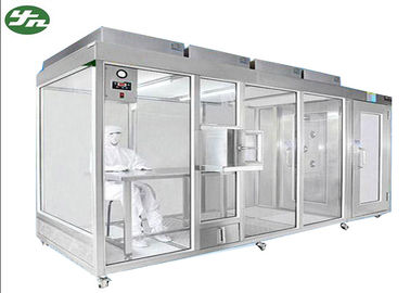 Ultra Clean Down Flow Clean Room Booth Class 100-100،000 لصناعة مستحضرات التجميل