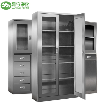 خزانة الملابس Laminar Air Flow Garment 0.8Kw 1.2mm سماكة خزانة خزانة