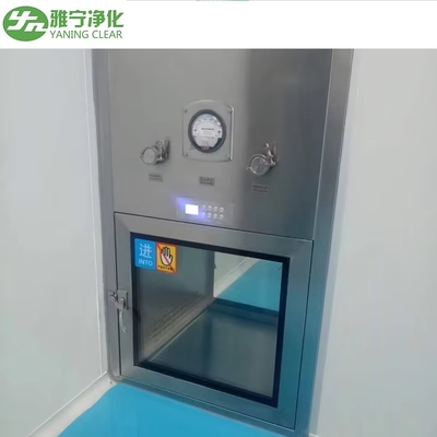 YANING شهادة CE غرفة نظيفة من الفولاذ المقاوم للصدأ صندوق مرور ديناميكي معدات غرفة نظيفة صندوق مرور ديناميكي للمختبر