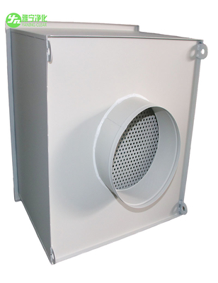 H14 HVAC Clean Room Hepa Filter Box تنقية الهواء SUS304 مع طوق
